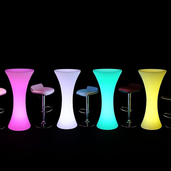 LED koktél asztal (RGB)